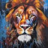 Colourful king